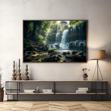 Large Waterfall Painting